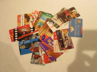Lot DE Telecartes Pub .7 - 9 Euro