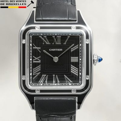 an image of a close up of a wrist watch with roman numerals