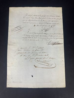 un gros plan d'un morceau de papier sur lequel on a écrit