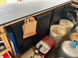 a lot of gas tanks and other items in the room