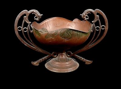 Coupe d’époque Art nouveau, vers 1900.