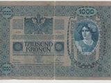un ancien billet de banque sur lequel figure le portrait d'une femme
