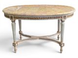 an image of a table with a marble top on a white background