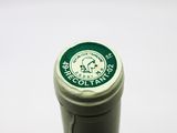 a close up of a bottle of wine with a label on it