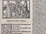 an old book with a picture of a man and a woman on it