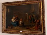 a picture of a painting hanging on the wall