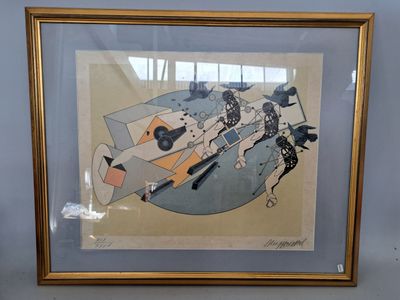 LE YAOUANC Alain. (1940) Le Voyage d'Ulysse 2, lithographie …