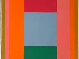 an image of a painting of a square with different colors
