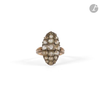 a close up of a diamond ring on a white background