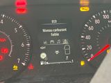 a close up of a car dashboard with a speedometer
