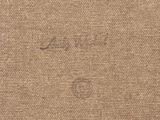 a close up view of a brown fabric texture
