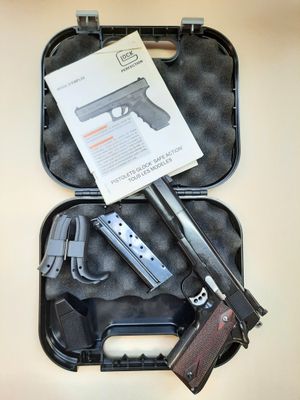 the gun is in the case and ready to be used