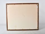 a picture of a wooden frame with a picture on it