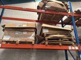 many boxes and boxes on the shelves in the warehouse