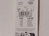 a picture of a price tag on a refrigerator door
