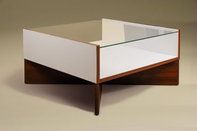 Pierre GUARICHE (1926-1995). Table basse modèle CA21 dite "A…
