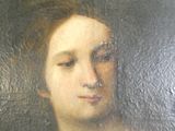 portrait of a young woman with a pearl necklace and a pearl necklace