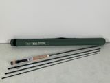 the fly rod and fly line are ready to be used for fly fishing