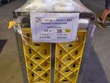 a cart that has a lot of boxes on it