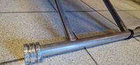 Table basse à système, dessus verre et piètement chrome (piq… (photo 2)