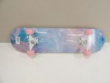 a skateboard that is sitting on top of a table
