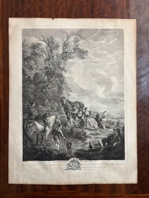 Jean-Jacques Le Bas d'après Carel van FALENS (1683-1733)