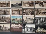 many old photographs of people and animals on the wall