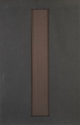 an image of a black and brown painting on a wall