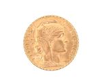 an image of a gold coin on a white background