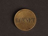 a close up of a coin with the word don ' t on it