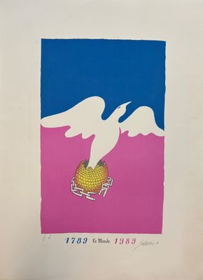 une image représentant un oiseau volant au-dessus d'un ananas