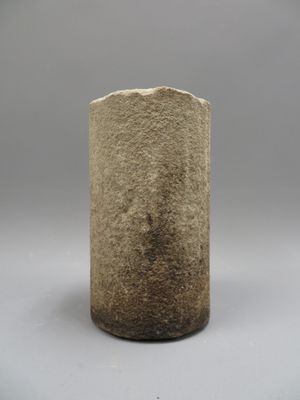 Carotte de forage pétrolier, morceau de sédiment. Hauteur 17, diamètre