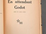 an open book with the title en attendantt godot on it