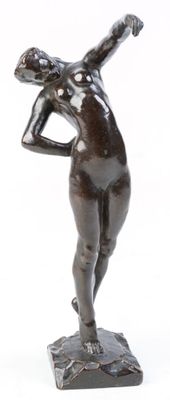 Joseph-Antoine BERNARD (1866-1931) "Danseuse nue" bronze à p…