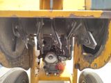 a close up view of the front end of a tractor