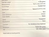 a sheet of paper with information on it on a table
