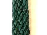 a close up of a keychain with a knot on it