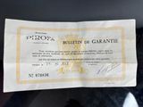 a picture of a ticket for a bullittin de garantie