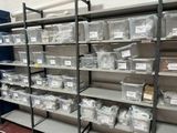 many shelves with many different types of items on them