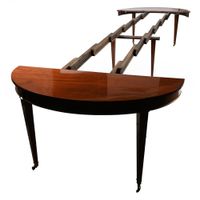 TABLE DE SALLE A MANGER DIRECTOIRE en acajou et placage d’ac… (photo 4)