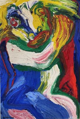 Bengt Linström (1925-2008) Titre : Mari, 1984.
