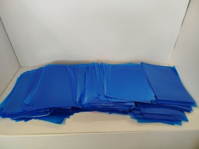 Lot de pochettes de classement - Plastique bleu translucide …