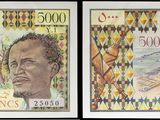 deux images représentant un homme et une femme figurant sur un billet de banque
