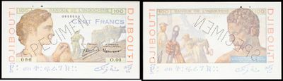 quatre images différentes du visage d'une femme figurant sur un billet d'un dollar