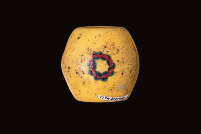 Perle DE Verre MosaÏQue Romaine Avec Rosettes