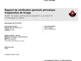 report de verification generale pode d ' appraiiels de levage