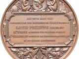 plaque commemorating the dedication of louis philippe reagan in paris, france