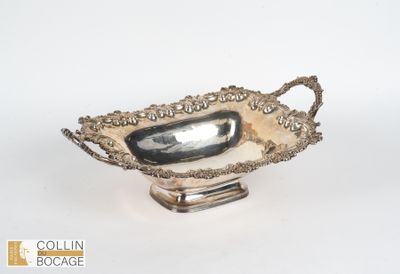 Corbeille en argent (800°/°°° minimum) de forme rectangulair… - Photo 1