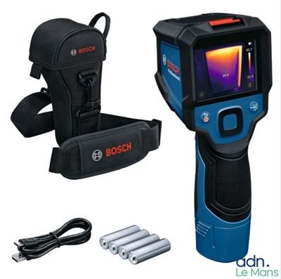 the bosch infrared camera is being used to measure the distance of the camera