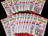 a lot of pokemon cards on a black background